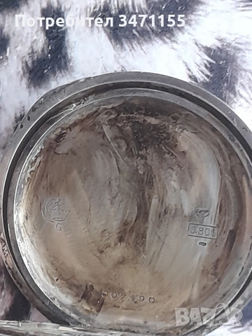 Сребърен джобен швейцарски часовник Омега, снимка 10 - Антикварни и старинни предмети - 53167428