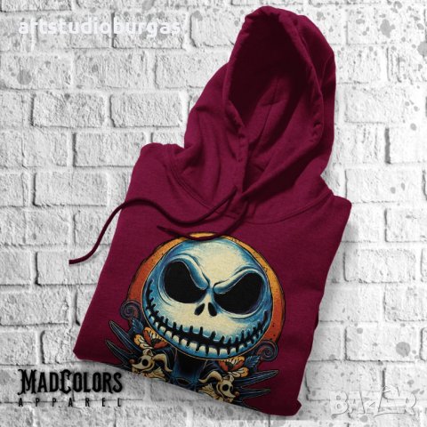 СУИЧЪР УНИСЕКС HALLOWEEN HORROR JACK SKELTON, снимка 4 - Суичъри - 38614818