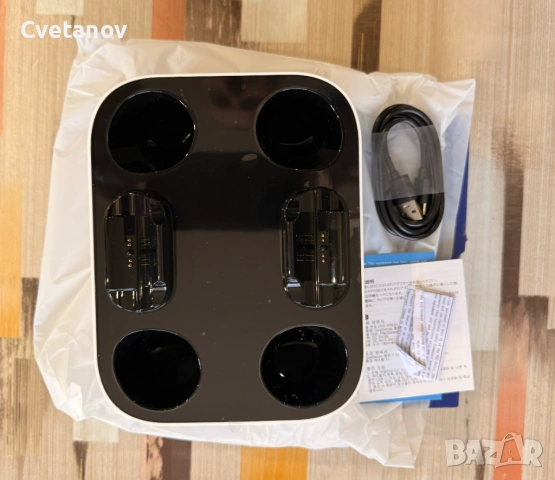 Станция за зареждане на два контролера за PlayStation 5, снимка 3 - Аксесоари - 53723529