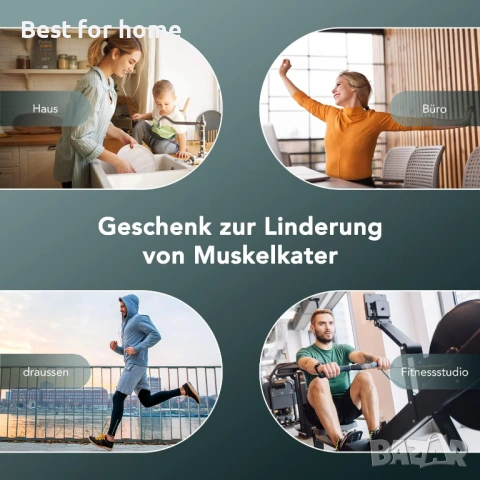 Opove Масажен пистолет за мускули, дълбокотъканен масажор 14,5 мм, снимка 8 - Масажори - 53815233