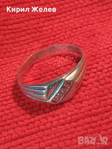 СТЪР СКЪПОЦЕНЕН АНГЛИЙСКИ СРЕБЪРЕН ПРЪСТЕН СРЕБРО 925 с ЮВЕЛИРНО ФАСЕТИРАНИ ЦИРКОНИ 47570, снимка 12 - Пръстени - 48901726