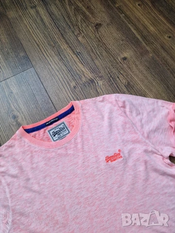 Страхотна мъжка тениска SUPERDRY размер L, снимка 3 - Тениски - 50693136