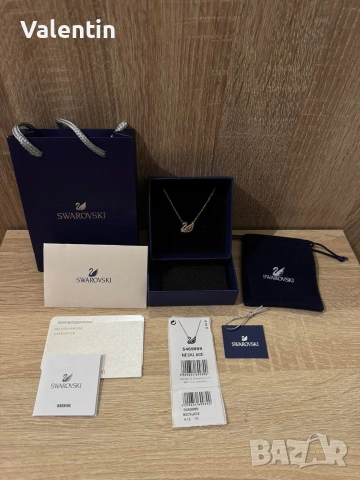 Колие Swarovski/rose gold 