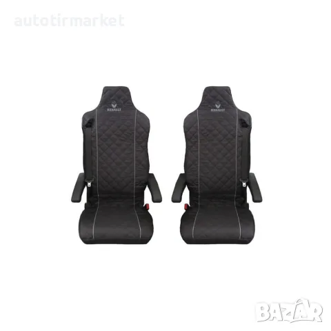 Капитонирани калъфи за седалки за Renault range t – AK314