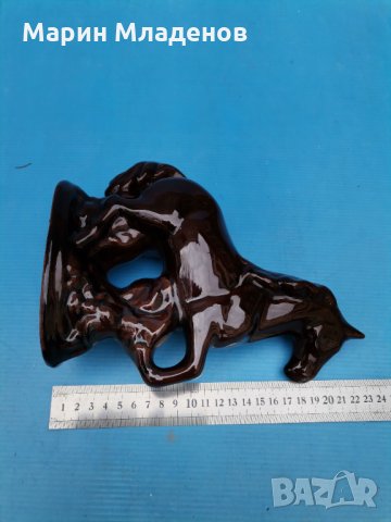 Статуетка, керамика - кон, снимка 5 - Декорация за дома - 35859649