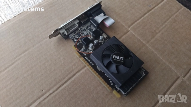 Видео карта NVidia GeForce Palit GT610 HDMI 2048MB GDDR3 64bit PCI-E, снимка 4 - Видеокарти - 53853938