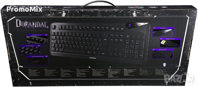 Механична клавиатура Tesoro Durandal Ultimate G1N MX Gaming геймърска клавиатура, снимка 6 - Клавиатури и мишки - 36507062