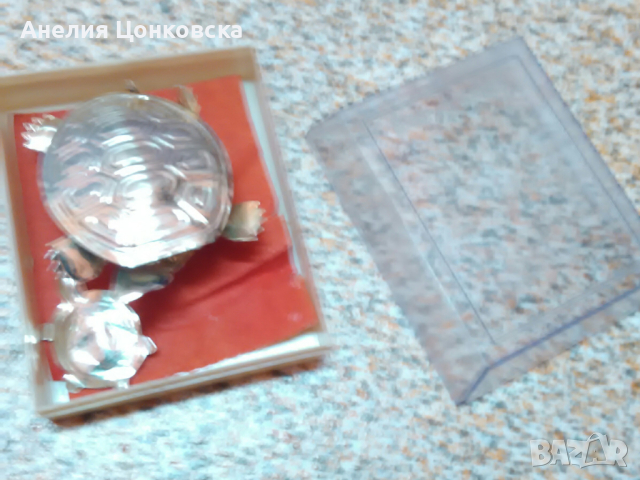 "Трепкаща"костенурка в кутийка, снимка 4 - Антикварни и старинни предмети - 44825262