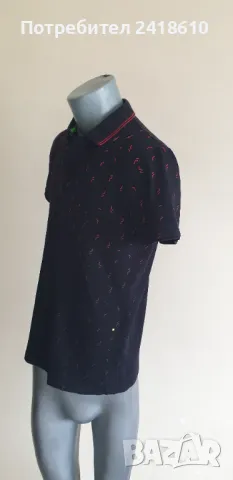 Hugo Boss Pique Cotton Stretch Mens Size S ОРИГИНАЛНА Тениска!, снимка 8 - Тениски - 49763519