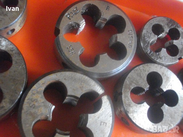 Плашки/Метчици За Външни/Вътрешни Резби-Старо Качество-Комплект 35 Части До М12/Комплект 15бр-До М16, снимка 6 - Други инструменти - 41357734