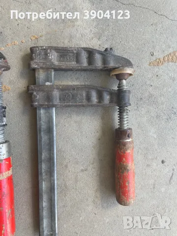 Дърводелски  винтови стяги на  Bessey , снимка 2 - Стяги - 55465026