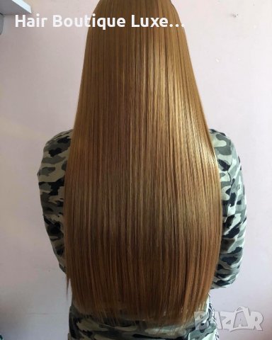 Екстеншъни / Удължители на треса - 100 грама ❤️, снимка 6 - Аксесоари за коса - 39099672