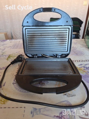 ✅ТОСТЕР/САНДВИЧ МЕЙКЪР BRAVISSIMO SM778❗, снимка 2 - Тостери - 53045585