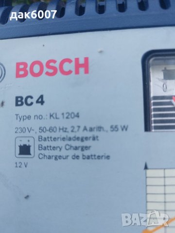 Зарядно за кола 12v"BOSCH), снимка 2 - Аксесоари и консумативи - 41416450