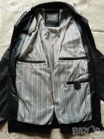 Мъжко кожено яке Stanford - размер XL/XXL, снимка 8 - Якета - 53045509