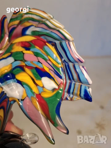 стъклен петел Murano, снимка 7 - Декорация за дома - 50837765