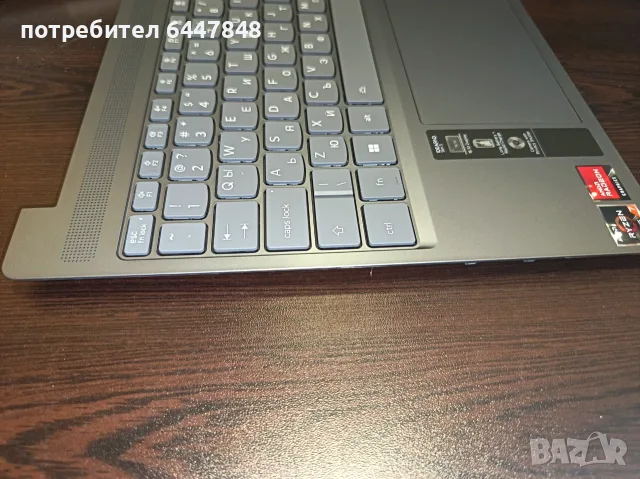 Lenovo Ideapad Slim 3-15 ARP10 клавиатура ОРИГИНАЛНА (КОД 25), снимка 5 - Части за лаптопи - 56247847