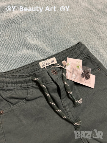 Нови зелени дънки и панталон 18мес (86), снимка 3 - Детски панталони и дънки - 44708821