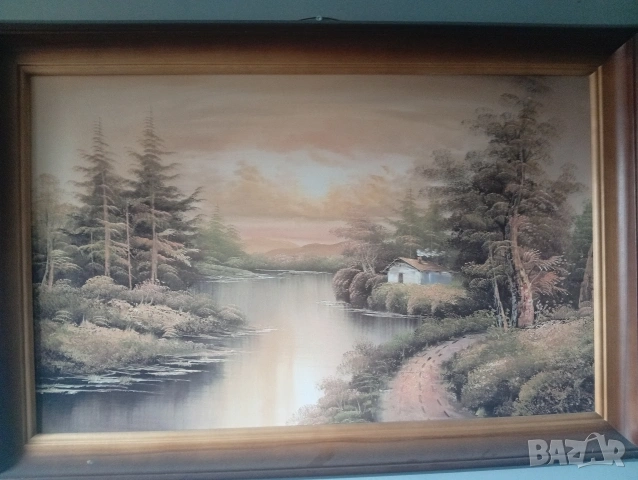 Пейзаж в рамка, снимка 2 - Картини - 53743646