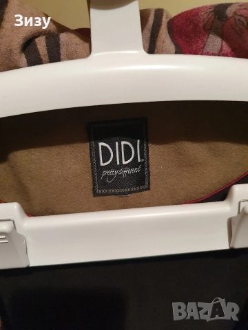 Дамско цветно палто Л размер , снимка 3 - Якета - 52899079