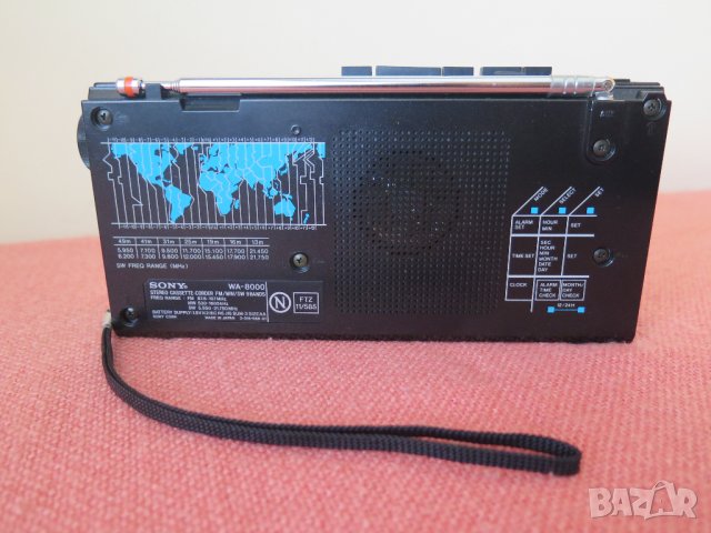 Vintage Sony WA-8000 9-band Radio cassette Player, снимка 7 - Радиокасетофони, транзистори - 38994764