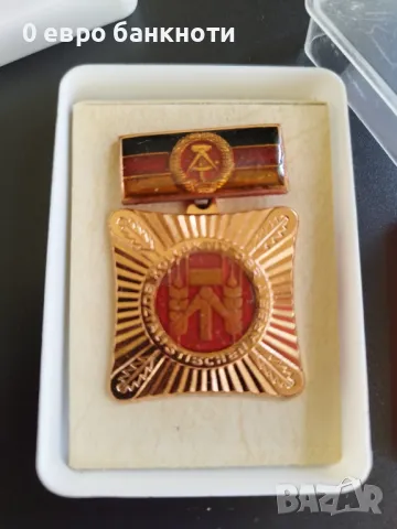 МЕДАЛ И ИНДИВИДУАЛЕН ПОЧЕТЕН ЗНАК - ГДР, снимка 2 - Антикварни и старинни предмети - 49959435