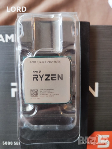 Процесор AMD Ryzen 5 PRO 4650G, снимка 4 - Процесори - 53838402