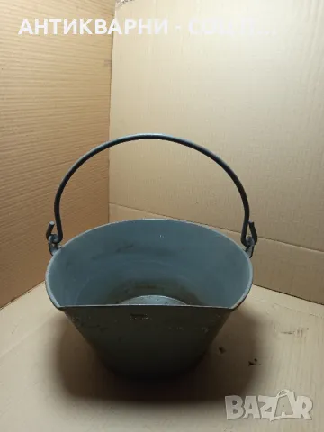 Соц Стар Метален Съд За Въглища., снимка 9 - Антикварни и старинни предмети - 50011706