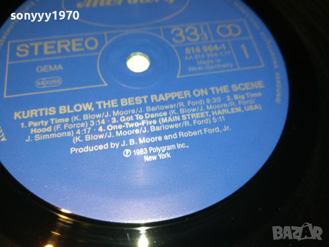 ПОРЪЧАНА-KURTIS BLOW THE BEST RAPPER ON THE SCENE 2003221840, снимка 5 - Грамофонни плочи - 36172025