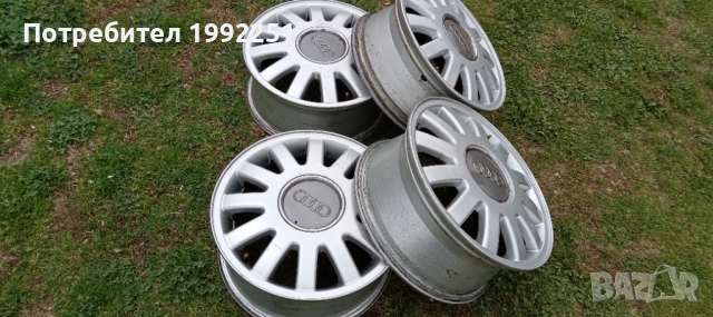 4бр. ляти джанти 6J15 ET38 5x100мм. Свалени са от Audi A3. Внос от Германия. Цената е за комплекта., снимка 9 - Гуми и джанти - 36300976