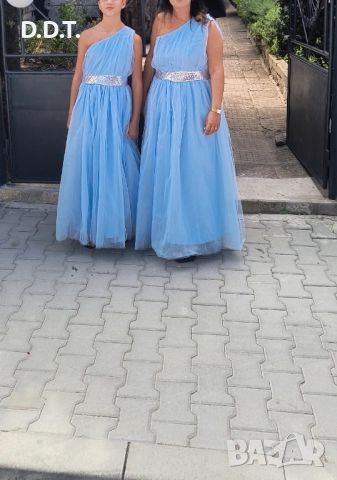 Рокли за майка и дъщеря , снимка 2 - Рокли - 51743355