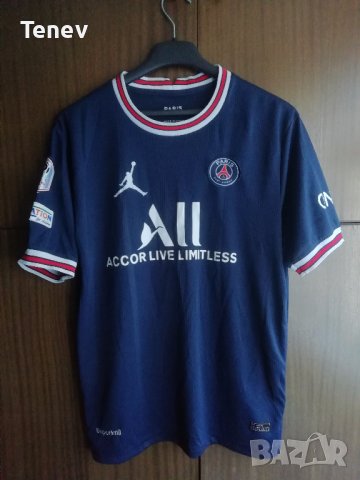 PSG Paris Saint-Germain Lionel Messi Jordan тениска фланелка ПСЖ Меси размер L екип , снимка 2 - Тениски - 41768004