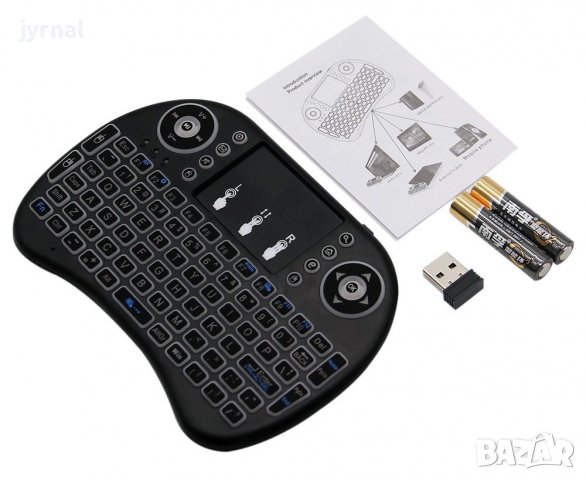 Мини безжична клавиатура с тъчпад - 2.4G, снимка 5 - Клавиатури и мишки - 39071033