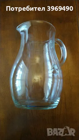 Голяма стъклена кана, снимка 1