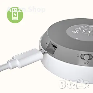 EZVALO Осветление за гардероб шкаф библиотека с вътрешен сензор за движение 2000mAh Акумулаторно, снимка 3 - Лед осветление - 47737823