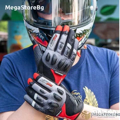 Ръкавици мото PA512 2 БР/К-Т - Жълт, снимка 4 - Аксесоари и консумативи - 49347902