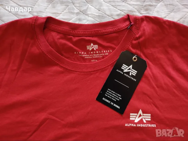 ALPHA INDUSTRIES - тениски, блуза, размер XL/XXL, снимка 3 - Тениски - 55843415