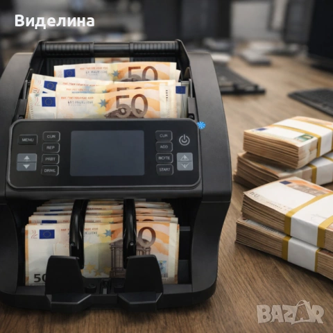 Машина за броене на пари с детекция за фалшиви банкноти STS AL-N66, снимка 3 - Друга електроника - 53652358