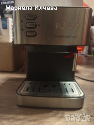 Еспресо машина Solac, снимка 2 - Кафемашини - 53864634
