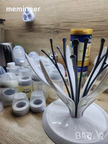 Сушилник за шишета на нук и Филипс шишета, снимка 4 - Прибори, съдове, шишета и биберони - 53184884