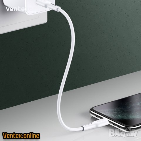 Fast charge 20W зарядно с кабел за iPhone, Айфон бързо зареждане, снимка 5 - Оригинални зарядни - 40959033