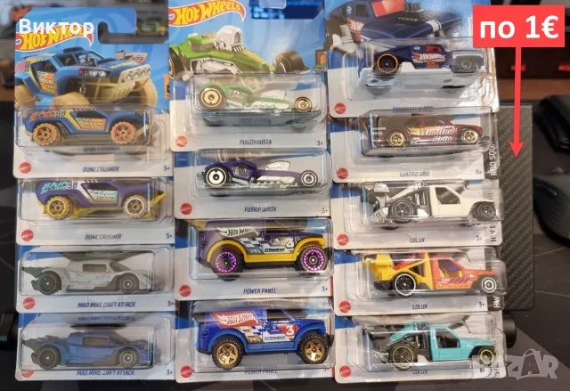 Hot Wheels колички / моделчета, снимка 2 - Коли, камиони, мотори, писти - 55929367