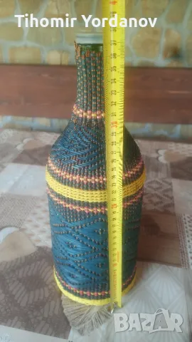 Плетена бутилка., снимка 11 - Антикварни и старинни предмети - 50235877