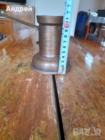 Старо Бакърено Джезве #9, снимка 3 - Други ценни предмети - 52181006