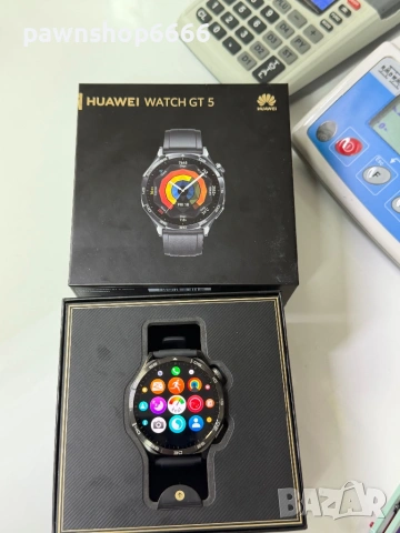 Смарт часовник HUAWEI WATCH GT 5 BLACK 46 мм