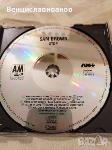 SAM BROWN - stop! Оригинален диск, снимка 2 - CD дискове - 39021976