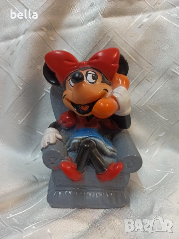 Оригинална касичка на Уолт  Дисни -Мини Маус  говореща по телефона., снимка 2 - Антикварни и старинни предмети - 51554029
