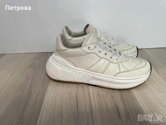 Кожени маратонки Bottega Veneta 36 Оригинал, снимка 2 - Маратонки - 51328033