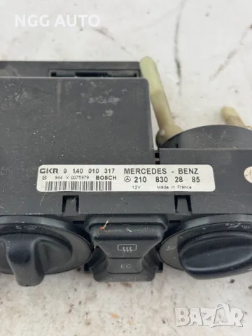 Панел Управление Климатик за Mercedes W210, 210 830 28 85, 2108302885, 9 140 010 317, 9140010317, снимка 4 - Части - 48739531