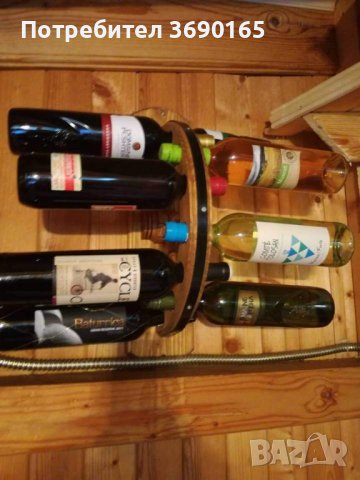 Стенни дървени стойки за вино за 8 бутилки , снимка 9 - Други - 40330197